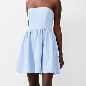 French Connection Whisper Strapless Peplum Dress